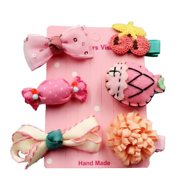 6Pcs Kids Toddler Hairpin Baby Girls Hair Clip Bow Cartoon Animal Hairpin Set 6Pcs Kids Toddler Hairpin Baby Girls Hair Clip Bow Cartoon Animal Hairpin Set